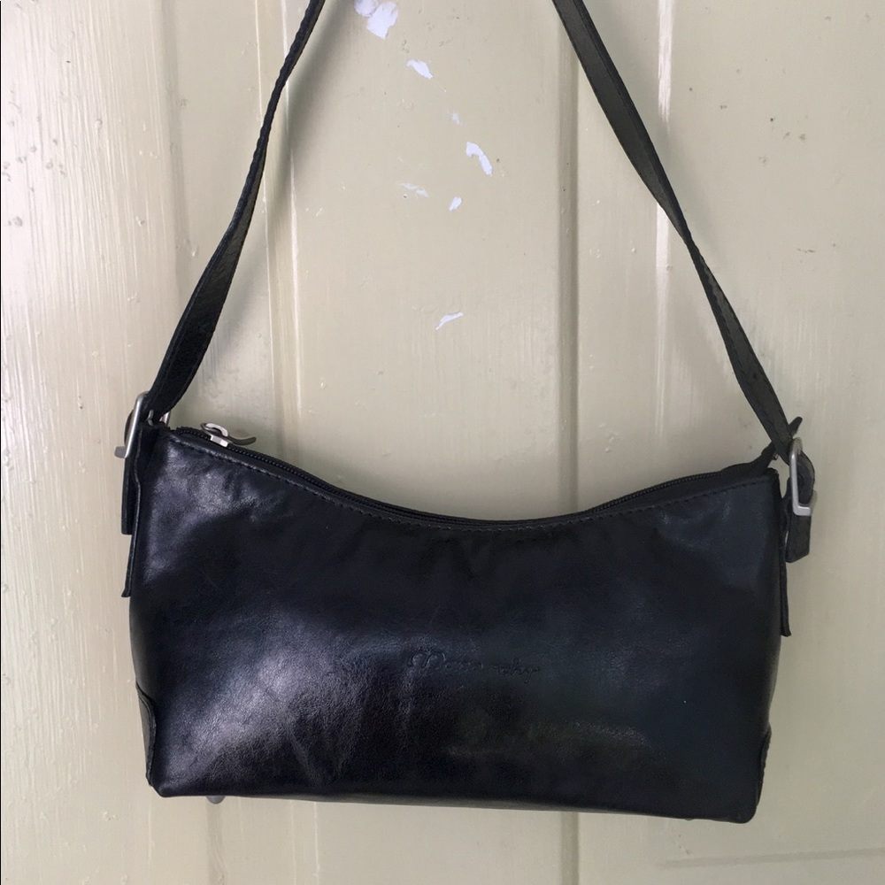 European Fine Black Leather Bag